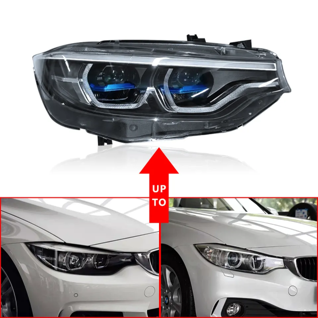 F32 светодиодные фары для BMW 4 серии F33 F36 F80 F82 F83 F32 обновленная фара F32 LCI ксеноновая Модифицированная лампа с полным светодиодом