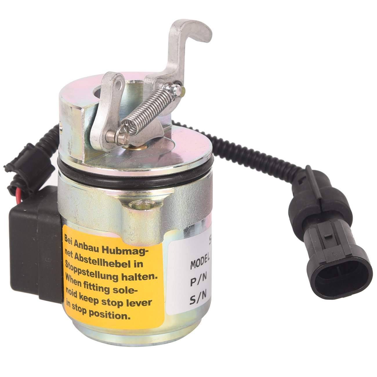 New Deutz 12 V FCS1005 668671151 12 V electromagnetic fuel shut-off valve for heavy-duty operation