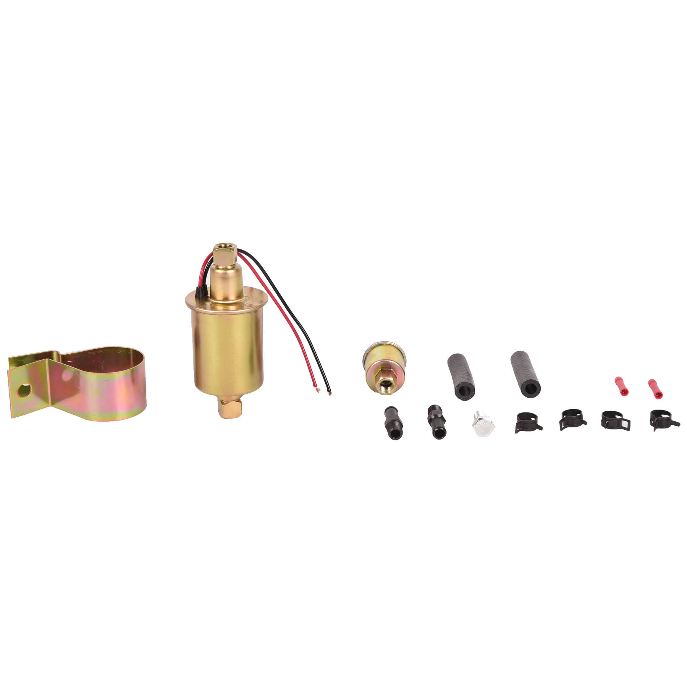 Kit for installing an external electric fuel pump 5-9 PSI universal 12V E8012S
