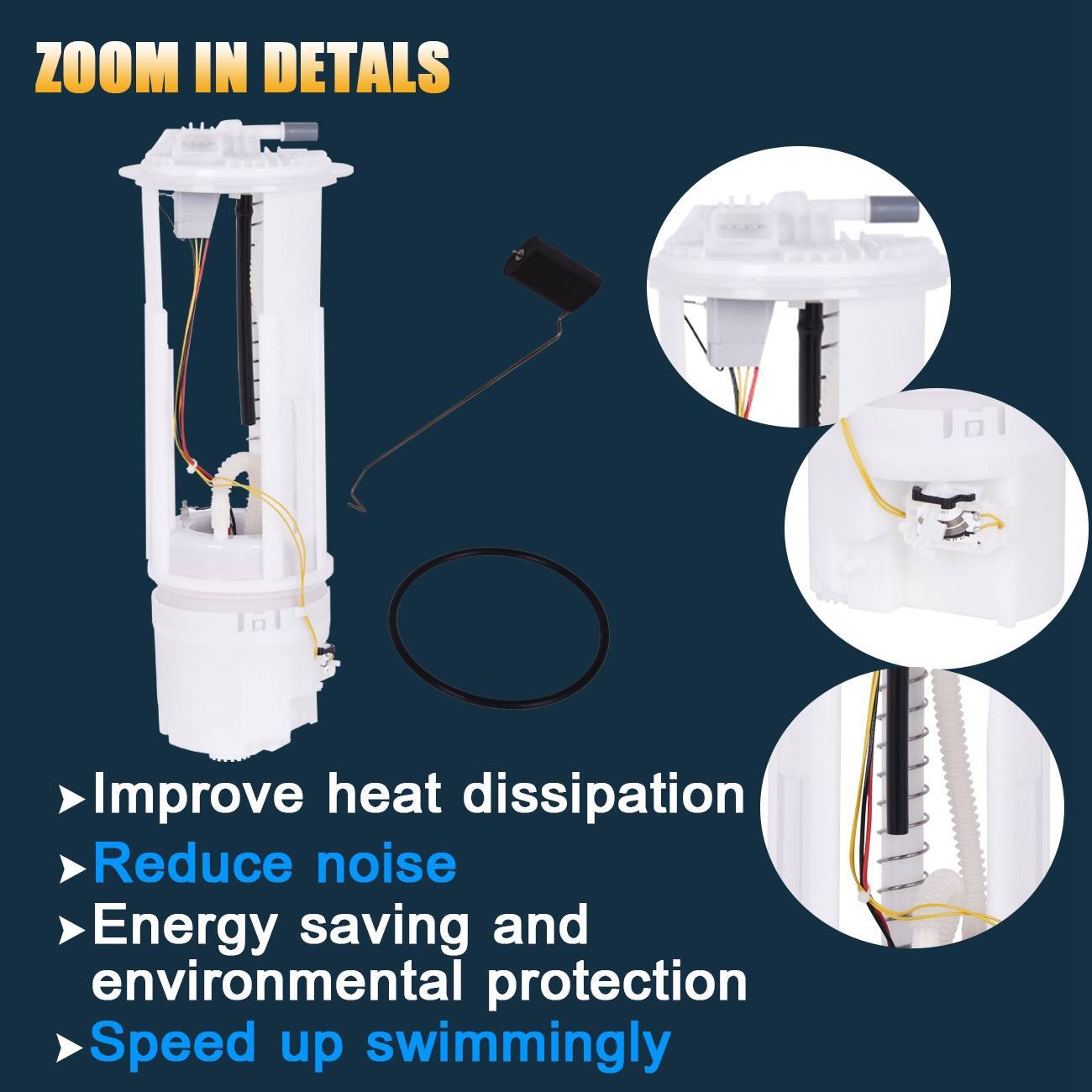 Suitable for Jeep Liberty V6 3.7L 2005-2007 Electric fuel pump module assembly E7199M