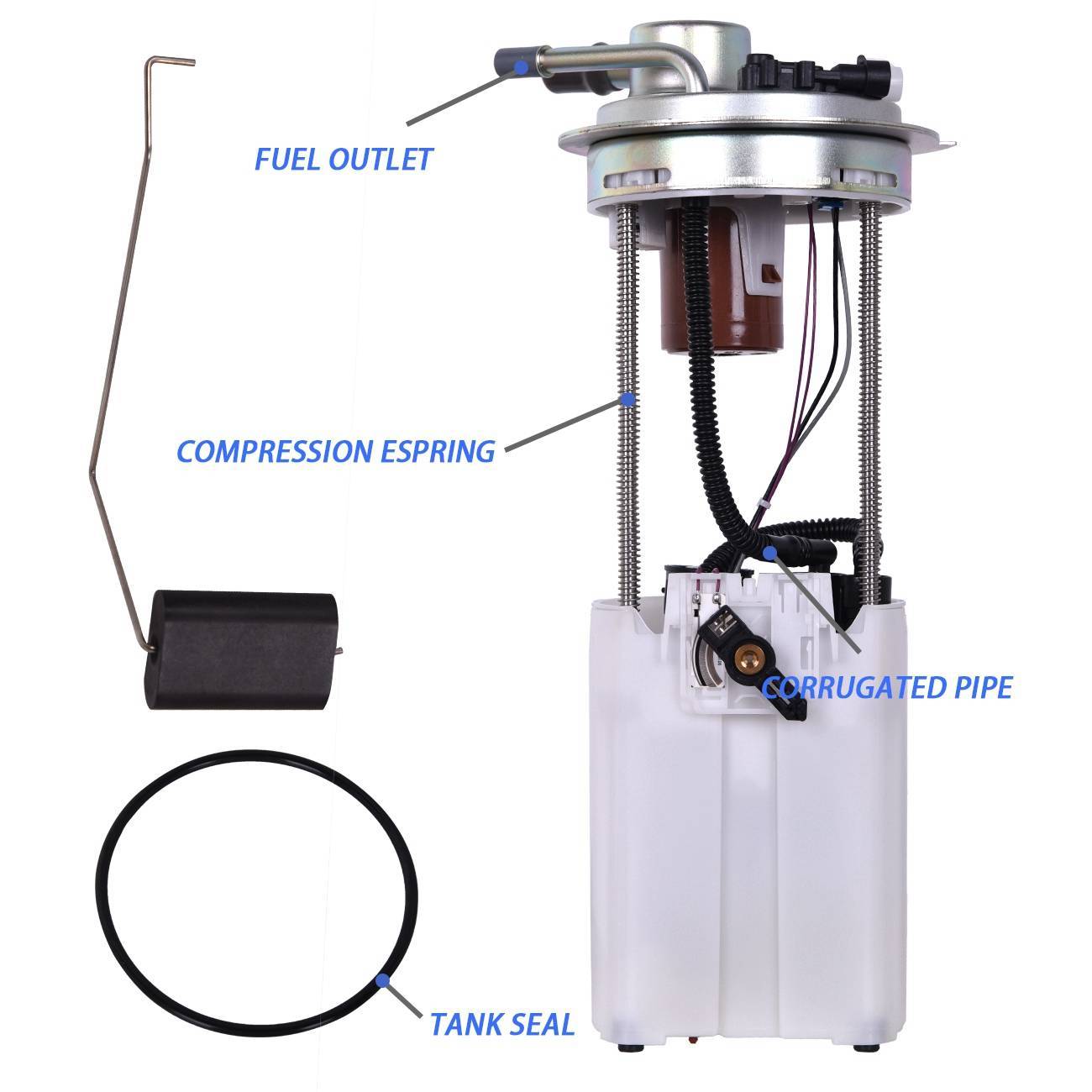 Electric fuel pump assembly for GMC Chevrolet Silverado 1500 04-07