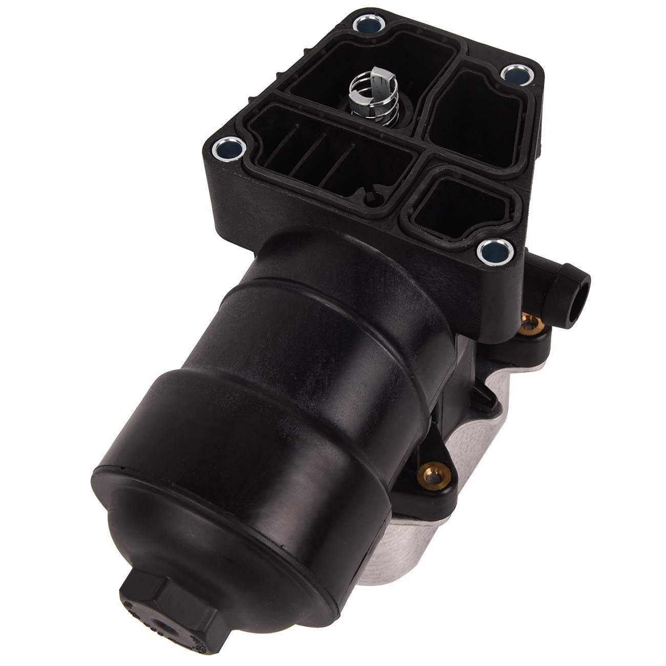 The oil filter housing is suitable for VW Passat TDI 2.0L L4 2012-2014 03L115389C.
