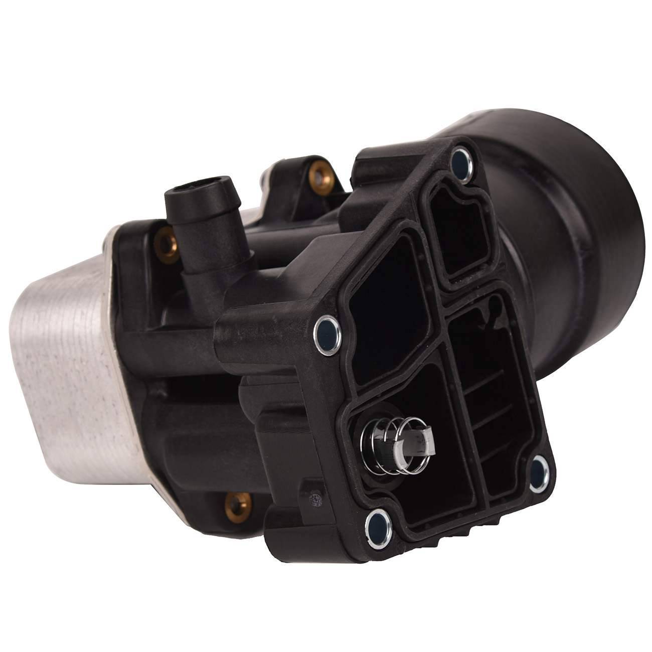 The oil filter housing is suitable for VW Passat TDI 2.0L L4 2012-2014 03L115389C.