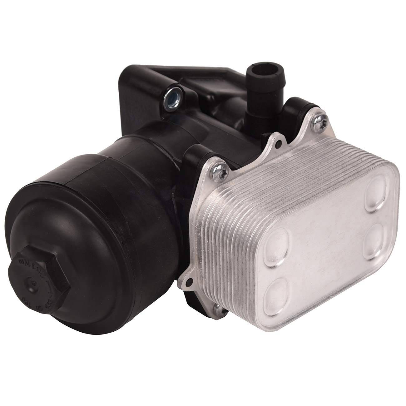 The oil filter housing is suitable for VW Passat TDI 2.0L L4 2012-2014 03L115389C.
