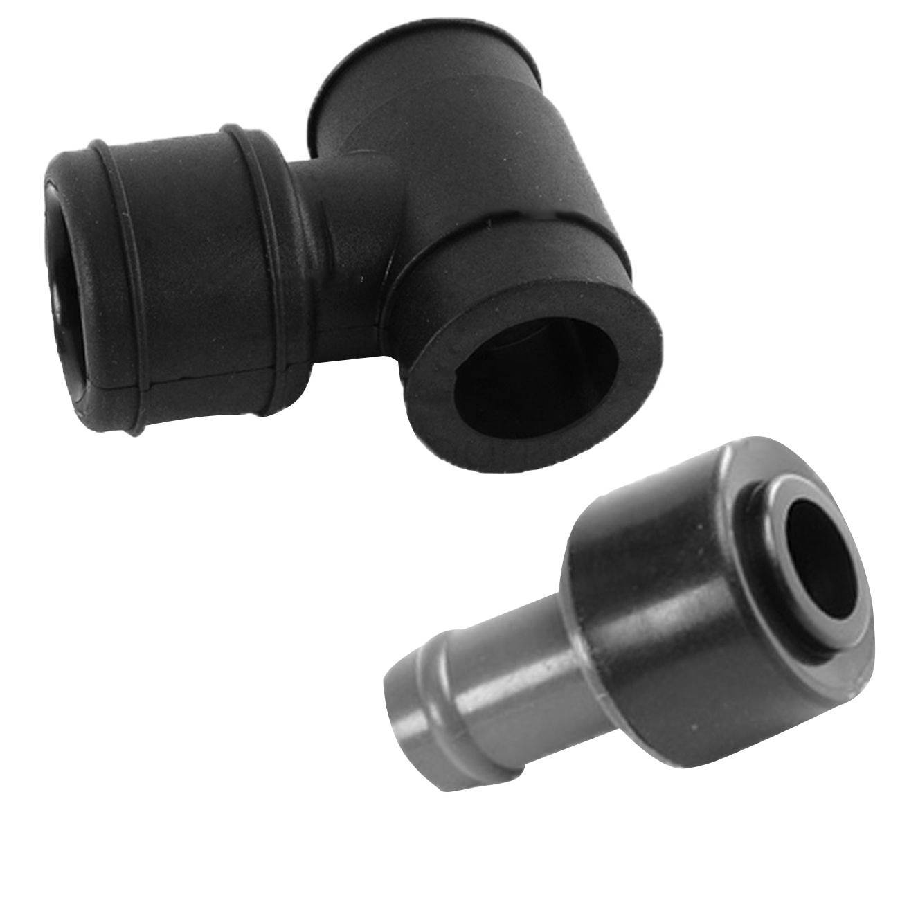 New 3-way connector for breathing hose + PVC exhaust valve suitable for VW Passat Audi A4