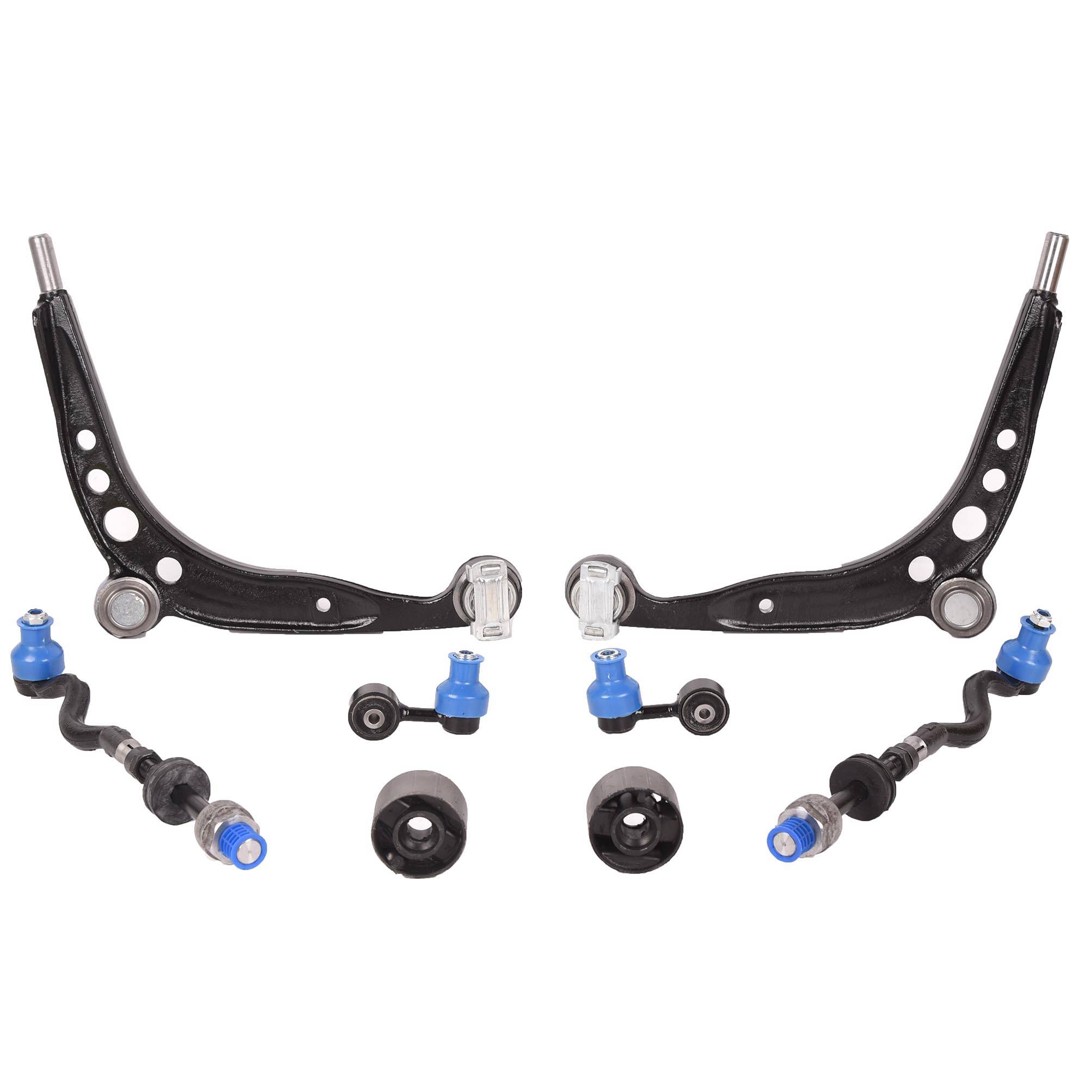 8 pcs. New lower steering rods, cross stabilizer bushings for Bmw E36 318i Z3