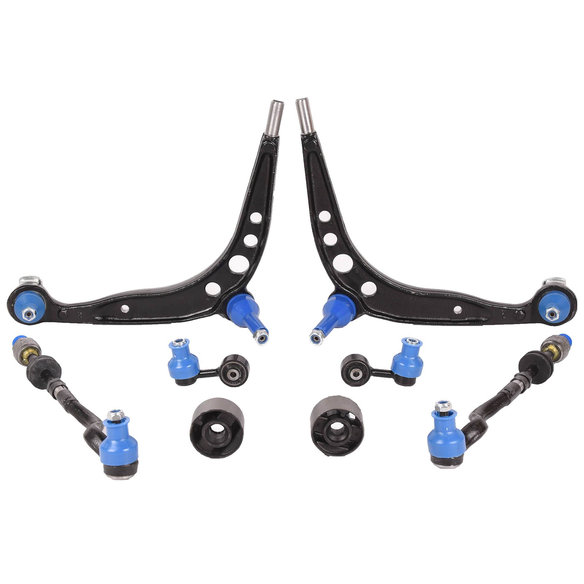 8 pcs. New lower steering rods, cross stabilizer bushings for Bmw E36 318i Z3