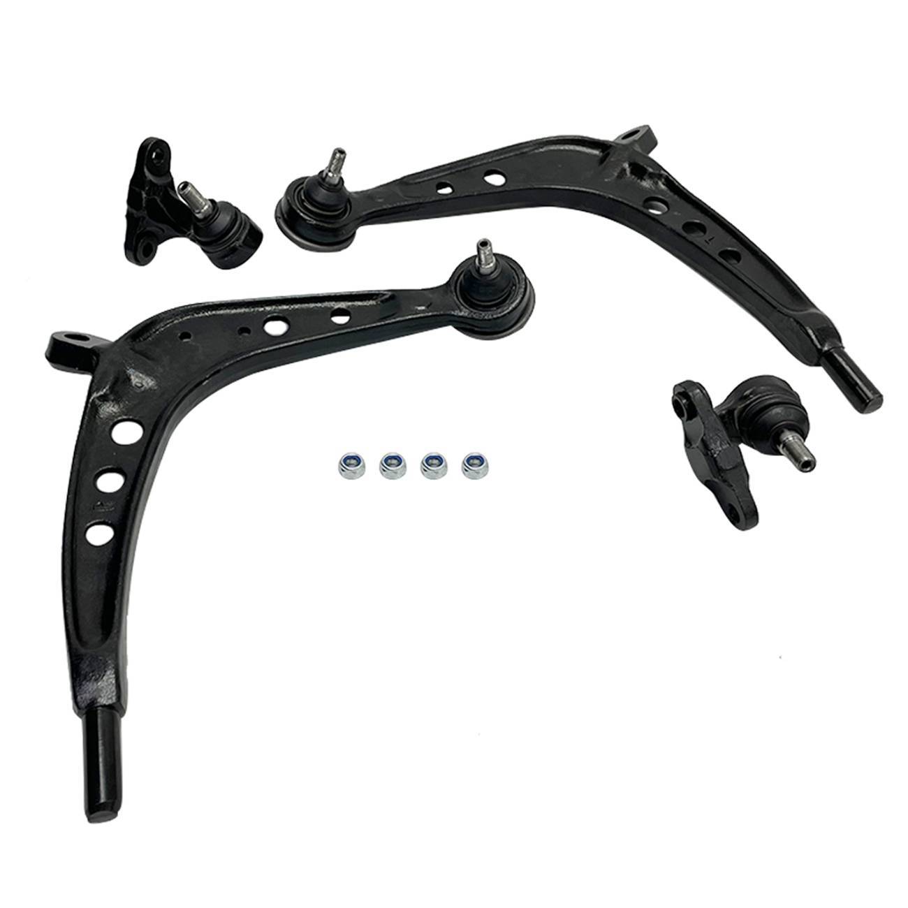 4 things. new front lower arm + ball bearing L+R for BMW E46 325xi 330xi AWD
