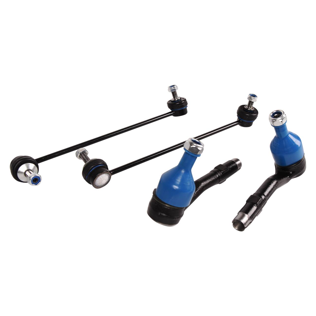 8 pcs. BMW Front Lower Rear + Front Steering Links Transverse Stabilizer Link Kit