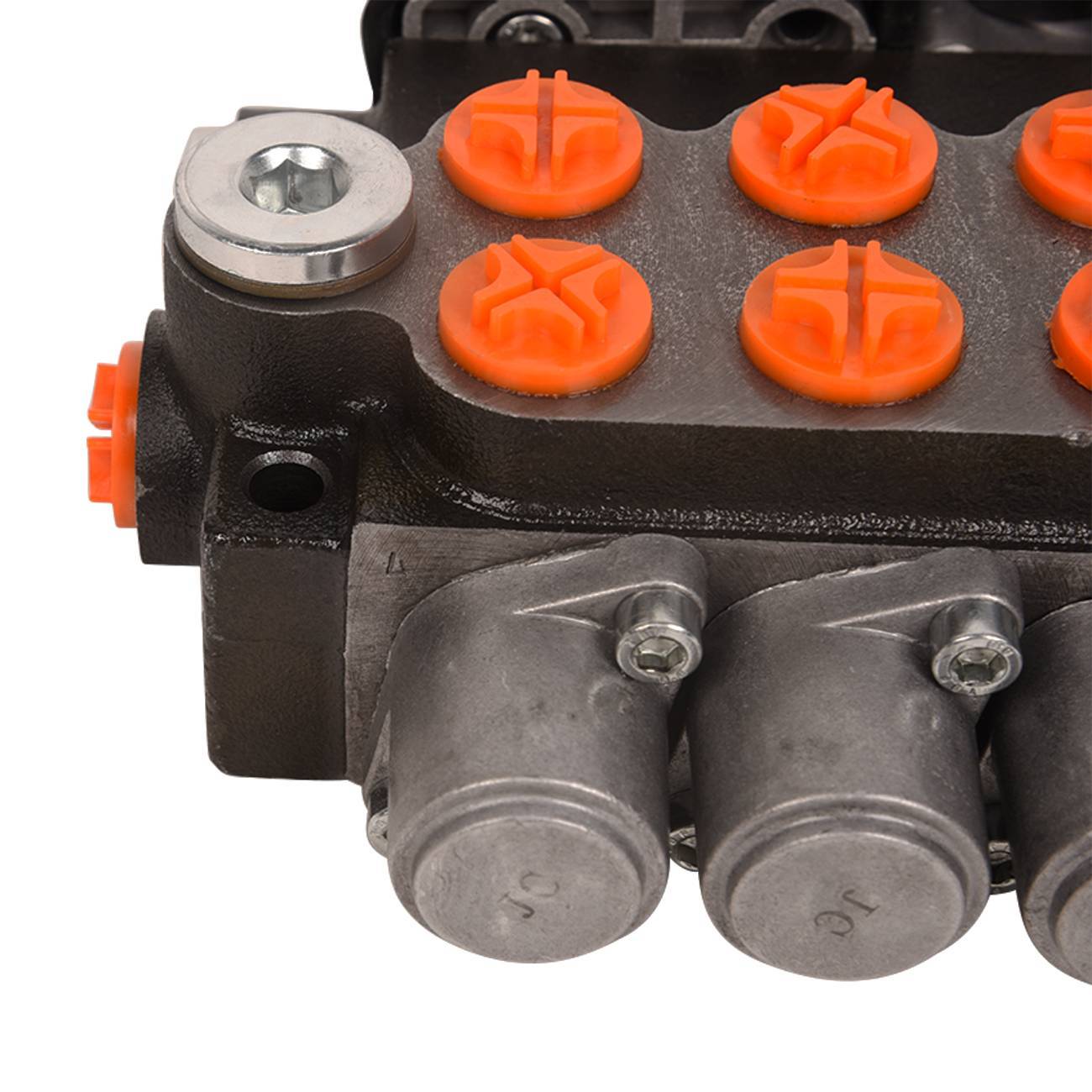 New backhoe hydraulic valve with 4 joysticks 6 spools 11 gallons per minute