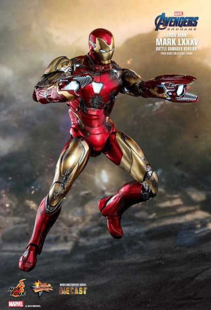 Hot Toys 1/6 MMS543D33 - Avengers Endgame - Iron Man Mark MK85 Battle Damaged IN STOCK