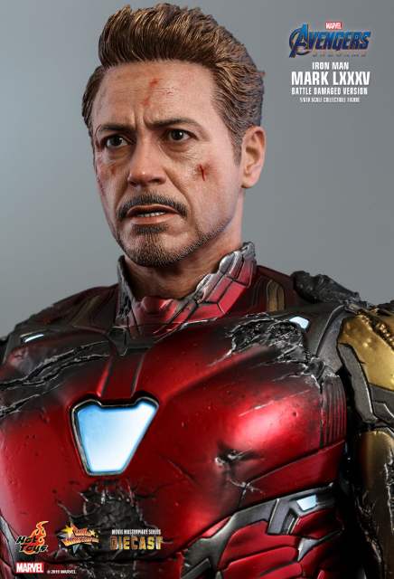 Hot Toys 1/6 MMS543D33 - Avengers Endgame - Iron Man Mark MK85 Battle Damaged IN STOCK