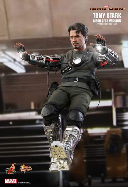 Hot Toys 1/6 MMS582 - Iron Man - Tony Stark (Mech Test Version) Deluxe Version IN STOCK