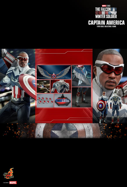 Hot Toys 1/6 TMS040 - The Falcon and the Winter Soldier - Captain America IN STOCK