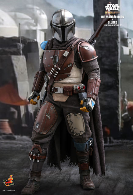 Hot Toys 1/6 TMS046 – Star Wars: The Mandalorian - Mandalorian & Blurrg Set IN STOCK