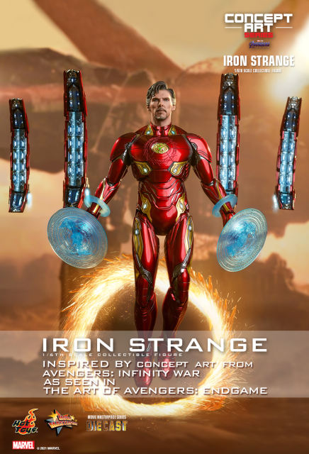 Hot Toys 1/6 MMS606D41 - Avengers: Endgame (Concept Art Series) - Iron Strange IN STOCK
