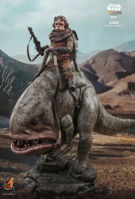 Hot Toys 1/6 TMS049 Star Wars: The Mandalorian™ - Kuiil & Blurrg Set IN STOCK