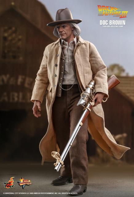 Hot Toys 1/6 MMS617 - Back to the Future Part III - Doc Brown IN STOCK