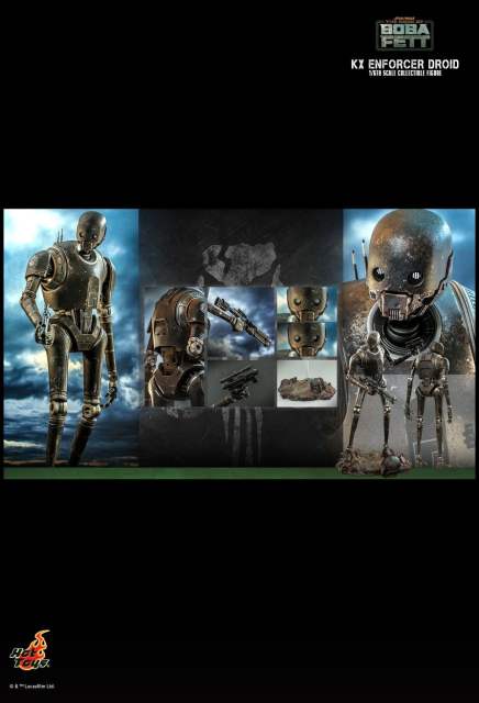 Hot Toys 1/6 TMS072 - Star Wars: The Book of Boba Fett™ - KX Enforcer Droid IN STOCK