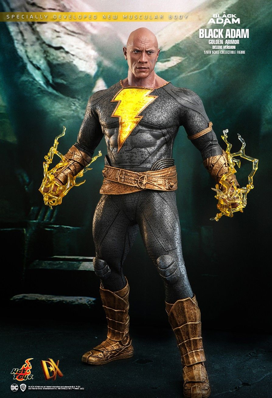 Hot Toys 1/6 DX31 - Black Adam - Black Adam (Golden Armor) (Deluxe Version)