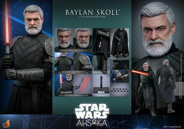 Hot Toys 1/6 TMS125 - Star Wars: Ahsoka - Baylan Skoll IN STOCK