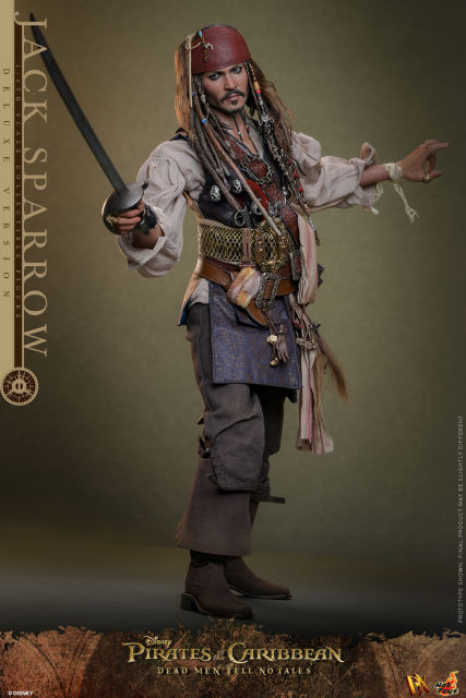 Hot Toys 1/6 DX38 - Pirates of the Caribbean: Dead Men Tell No Tales - Jack Sparrow (Deluxe Version) PRE-ORDER