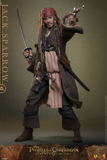 Hot Toys 1/6 DX37 - Pirates of the Caribbean: Dead Men Tell No Tales - Jack Sparrow PRE-ORDER