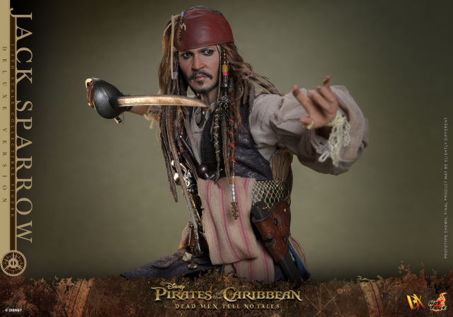 Hot Toys 1/6 DX38 - Pirates of the Caribbean: Dead Men Tell No Tales - Jack Sparrow (Deluxe Version) PRE-ORDER