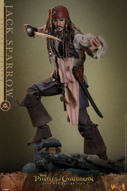 Hot Toys 1/6 DX38 - Pirates of the Caribbean: Dead Men Tell No Tales - Jack Sparrow (Deluxe Version) PRE-ORDER