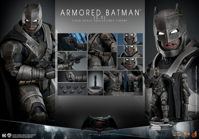 Hot Toys 1/6 MMS742D62 - Batman v Superman: Dawn of Justice - Armored Batman (2.0) PRE-ORDER