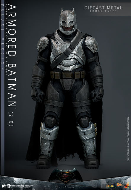 Hot Toys 1/6 MMS743D63 - Batman v Superman: Dawn of Justice - Armored Batman (2.0) (Deluxe Version) PRE-ORDER