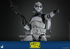 Hot Toys 1/6 TMS143 - Star Wars: The Clone Wars - 104th Battalion Wolfpack Clone Trooper (Deluxe Version) IN STOCK