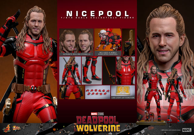 Hot Toys 1/6 MMS788 - Deadpool & Wolverine - Nicepool PRE-ORDER