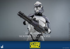 Hot Toys 1/6 TMS143 - Star Wars: The Clone Wars - 104th Battalion Wolfpack Clone Trooper (Deluxe Version) IN STOCK