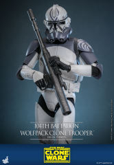 Hot Toys 1/6 TMS143 - Star Wars: The Clone Wars - 104th Battalion Wolfpack Clone Trooper (Deluxe Version) IN STOCK