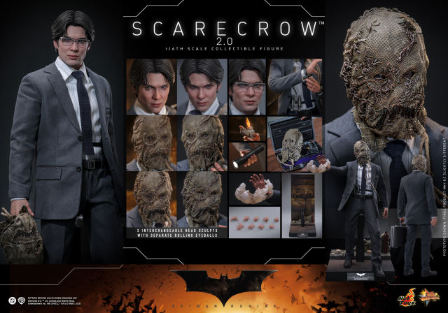 Hot Toys 1/6 MMS801 - Batman Begins - Scarecrow 2.0 PRE-ORDER