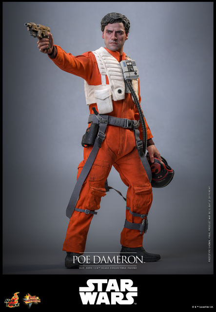 Hot Toys 1/6 MMS806 - Star Wars: The Force Awakens - Poe Dameron PRE-ORDER