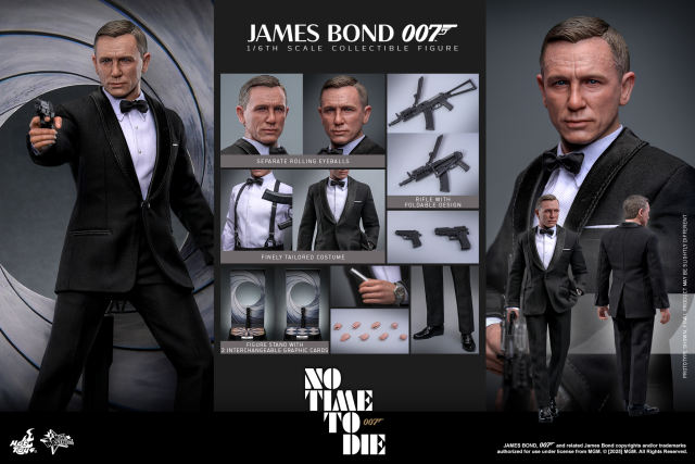 Hot Toys 1/6 MMS803 - No Time To Die - James Bond PRE-ORDER