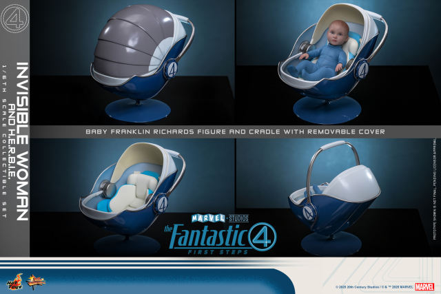 Hot Toys 1/6 MMS824 - The Fantastic Four: First Steps - Invisible Woman and H.E.R.B.I.E. PRE-ORDER