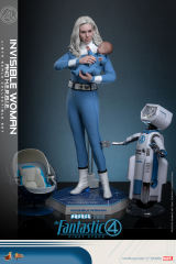 Hot Toys 1/6 MMS824 - The Fantastic Four: First Steps - Invisible Woman and H.E.R.B.I.E. PRE-ORDER