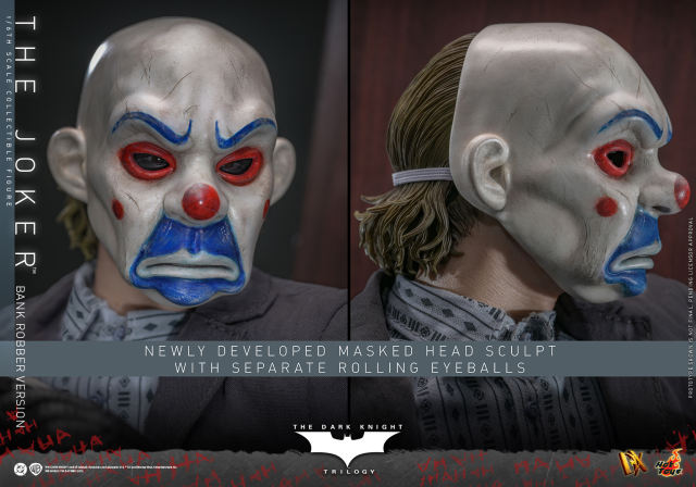 Hot Toys 1/6 DX50 - The Dark Knight Trilogy - The Joker (Bank Robber Version) PRE-ORDER