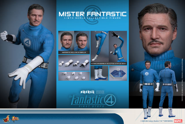 Hot Toys 1/6 MMS821- The Fantastic Four: First Steps - Mister Fantastic PRE-ORDER