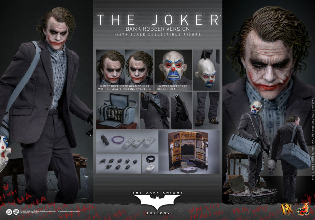 Hot Toys 1/6 DX50 - The Dark Knight Trilogy - The Joker (Bank Robber Version) PRE-ORDER