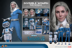 Hot Toys 1/6 MMS824 - The Fantastic Four: First Steps - Invisible Woman and H.E.R.B.I.E. PRE-ORDER