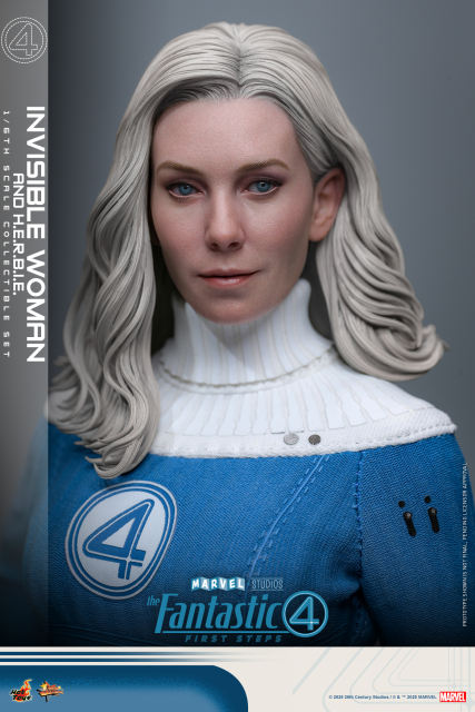 Hot Toys 1/6 MMS824 - The Fantastic Four: First Steps - Invisible Woman and H.E.R.B.I.E. PRE-ORDER