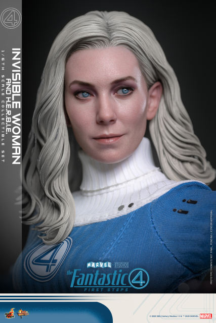 Hot Toys 1/6 MMS824 - The Fantastic Four: First Steps - Invisible Woman and H.E.R.B.I.E. PRE-ORDER