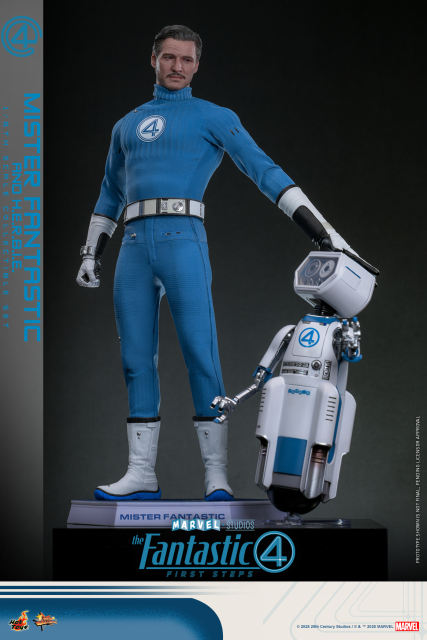 Hot Toys 1/6 MMS822 - The Fantastic Four: First Steps - Mister Fantastic and H.E.R.B.I.E. PRE-ORDER