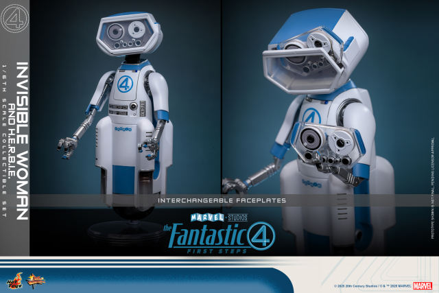 Hot Toys 1/6 MMS824 - The Fantastic Four: First Steps - Invisible Woman and H.E.R.B.I.E. PRE-ORDER