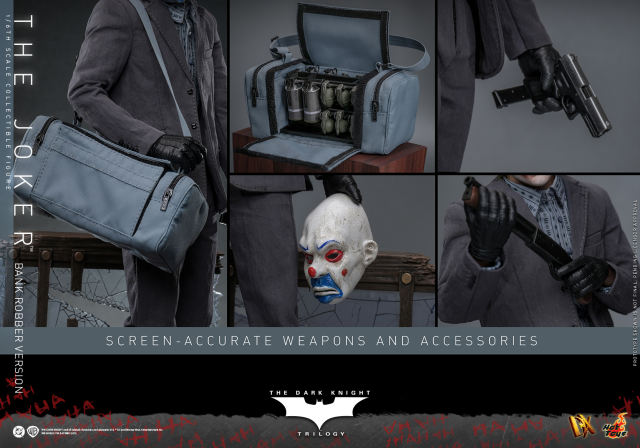 Hot Toys 1/6 DX50 - The Dark Knight Trilogy - The Joker (Bank Robber Version) PRE-ORDER
