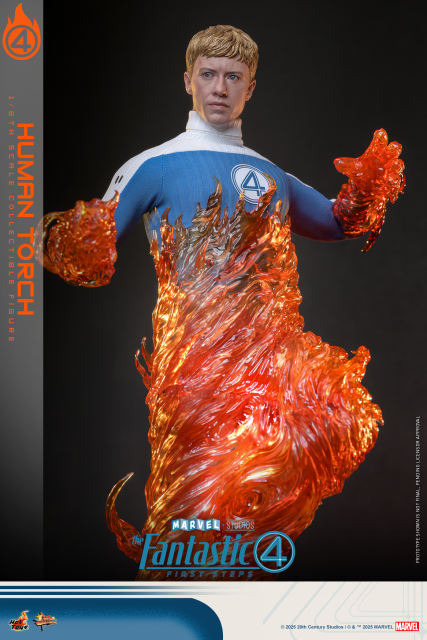 Hot Toys 1/6 MMS829 - The Fantastic Four: First Steps - Human Torch PRE-ORDER